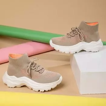 Дышащие спортивные кроссовки для бега, мужские новые кроссовки на платформе, сетчатая прогулочная обувь, женские модные повседневные кроссовки, мужская пара, лето 2023 35 чёрный/белый