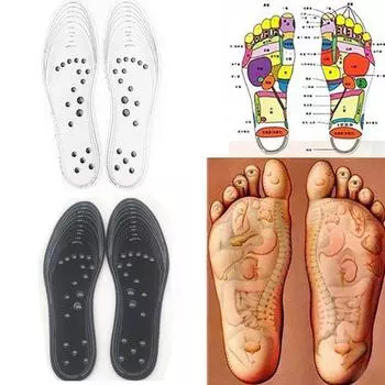 Дышащие спортивные стельки для занятий спортом на открытом воздухе, здоровый уход, хлопковые массажные стельки с эффектом памяти чёрный