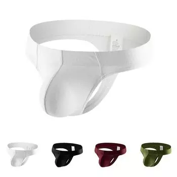 Дышащие стринги Сетчатый мешочек Низкая посадка Мужское сексуальное нижнее белье Стринги Эластичные XL