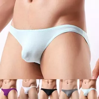 Дышащие трусики-бикини Мужское нижнее белье Удобные купальники-стринги M