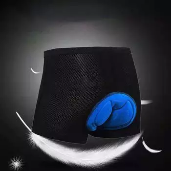 Дышащие велосипедные шорты мужские брюки шорты с гелевой подкладкой ударопрочные велосипедные трусы мужские велосипедные брюки нижнее белье для велоспорта L оранжевый