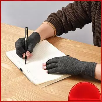 Дышащие высокоэластичные перчатки без кончиков пальцев для осени и зимы на открытом воздухе для езды на велосипеде женские рабочие перчатки для снятия усталости спортивные перчатки S коричневый