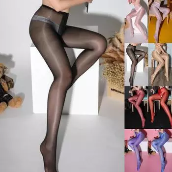 Дышащие женские чулки с высокой талией, открытые, сексуальные