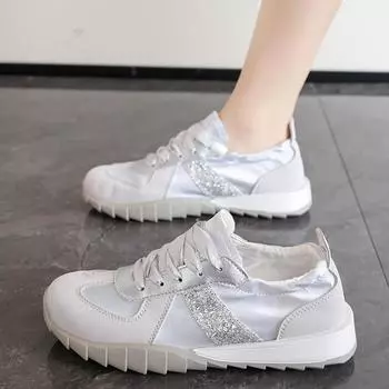 Дышащие женские кроссовки, легкие теннисные туфли для отдыха для женщин, кружевной дизайн, роскошная обувь, удобная модная обувь на платформе 35