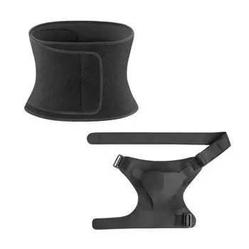 Дышащий эластичный поддерживающий пояс для талии, пояс для укрепления, спортивный фитнес, защита талии, защита плеч Free size