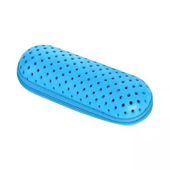 Дышащий чехол для очков EVA Чехол для очков для близорукости Держатель для очков Защита для очков Студенты светло-синий