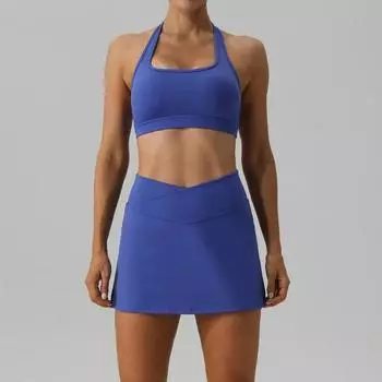 Дышащий короткий костюм для йоги S