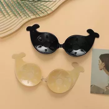 Дышащий невидимый силиконовый бюстгальтер с пряжкой спереди, сборка, тяга, новая наклейка на грудь в виде дельфина S