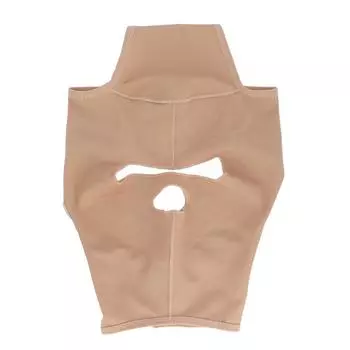 Дышащий пояс для похудения лица, эластичный V-образный подтягивающий ремешок для подбородка, пояс для похудения лица L L