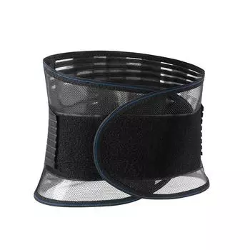 Дышащий поясничный ремень Летний поясничный диск Люмбаго Фиксированная поясничная поддержка Поясничная поддержка Спорт Защита талии M