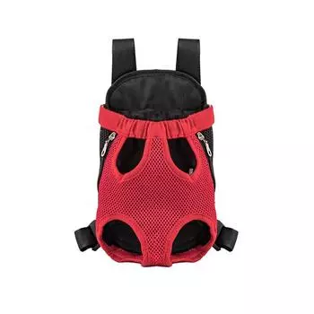 Дышащий портативный дорожный рюкзак-переноска для собак с двойным плечом, сетчатая передняя сумка для маленьких собак и кошек, уличный рюкзак M