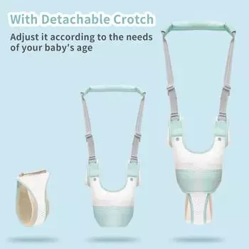 Дышащий ремень для ходунков для младенцев и малышей, регулируемый ремень для помощи при ходьбе, детский розовый