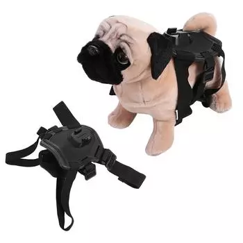 Дышащий ремень на грудь для собак, мягкий спортивный держатель для камеры, для груди и спины питомца 1 set