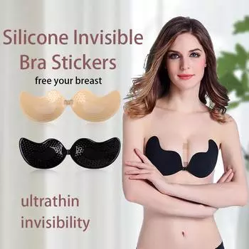 Дышащий сексуальный невидимый бюстгальтер Goddess нижнего белья, бюстгальтер без бретелек A cup