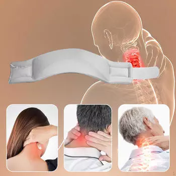 Дышащий шарф для поддержки шеи для мужчин, спящих женщин Black_S