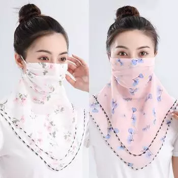 Дышащий шарф-накидка на шею, клетчатый шарф с высокой эластичностью, ветрозащитный пылезащитный шарф