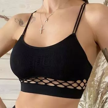 Дышащий спортивный бюстгальтер против пота, топ для фитнеса, бесшовное нижнее белье для йоги, спортивная одежда для бега в тренажерном зале, нижнее белье с эффектом пуш-ап для чашки AB One Size белый