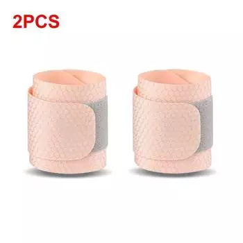 Дышащий тонкий браслет на запястье для бадминтона, тенниса, гольфа, йоги, поддержки запястья, женский спортивный компрессионный браслет для растяжений и тендинита 2PCS Skin