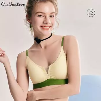 Дышащий, впитывающий пот, тонкий, красивый, невидимый, без следов, мягкий, поддерживающий, спортивный, собирающий, нижнее белье для девочек, женский, маленький бюстгальтер для груди S