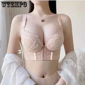 Дышащий женский бюстгальтер без подкладок с полным покрытием на косточках, прозрачный кружевной бюстгальтер с цветочным принтом 34, 36, 38, 40 BCDE 34/75B белый