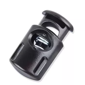 DYZD шнур-ремень ствол для каната для упражнений диаметр отверстия упаковка из 10 шт. стопор, стопор, форма, одежда, одежда и т. д., стопор, черный, 8 мм,