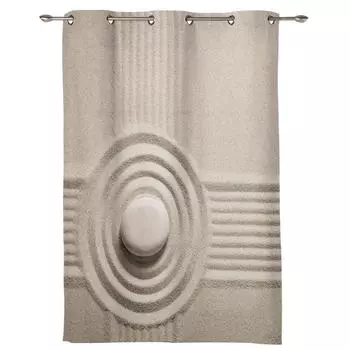 Дзен песчаный камень оконная занавеска для спальни, гостиной, оконные шторы, кухонные украшения, жалюзи, занавеска 135W x 60H(cm) x1