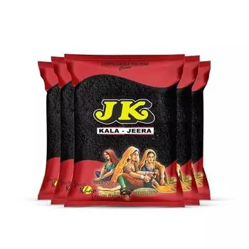 Дж. К. Кала Джира | Карунджирагам/Кала Джира/Семя Калонджи | Цельные семена черного тмина | 100% натуральный | Приправа Обогащенная, 100г (Пакет из 5)