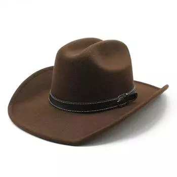 Джазовая шляпа Ретро-цилиндр Мужская ковбойская шляпа Большая окружность головы Шляпа в стиле панк-костюм Джентльменская шляпа Летний ветер M56-58cm хаки