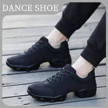 Кроссовки Jazz для мужчин, взрослых, мальчиков, мягкая подошва, дышащая сетка, спортивная обувь для фитнеса и упражнений 39 чёрный