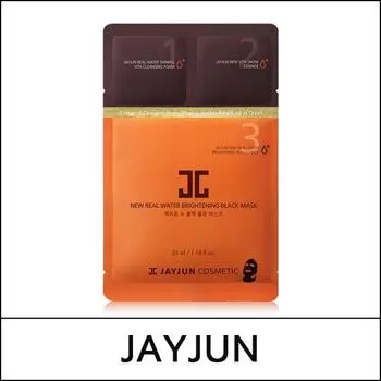 [ДЖЕЙДЖУН] (воли) Осветляющая черная маска Real Water (1,5мл+1,5мл+25мл)*10 шт.) 1 упаковка / опыт 2024.10