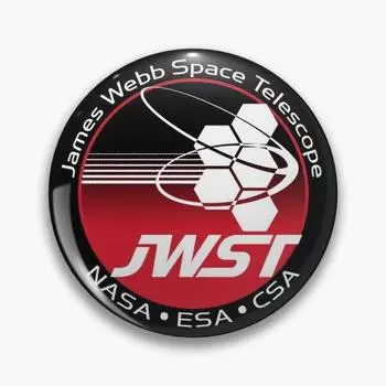 Джеймс Уэбб, наклейка на космический телескоп, настраиваемая мягкая пуговица, булавка, декор, женский значок, креативная шляпа, булавка с лацканами, металлический мультяшный подарок