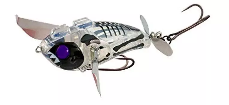 ДЖЕКАЛЛ Помпадур младший. Стеклянная лягушачья кость в виде сома