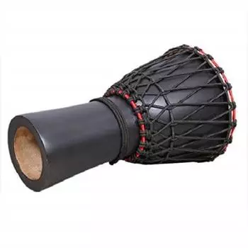 Джембе 25,4 см Диаметр 50,8 см Высота Деревянный барабан Джембе - Черный 25,4 см 50,8 см