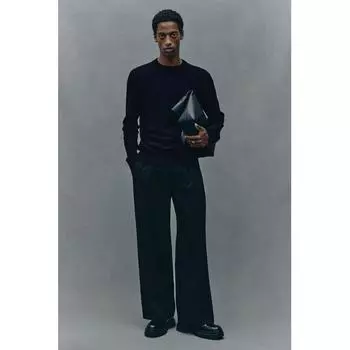 Джемпер HM Regular Fit CasHMere Navy Blue S