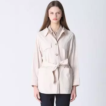 Джемпер-рубашка с поясом Shs Miss Modern Chic Cream (CR)/55