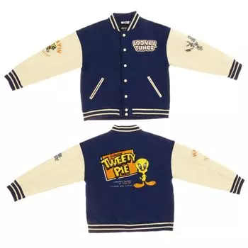 Джемпер Stadium с изображением Твити Пай Looney Tunes с изображением Твити 62 см, рукав 50 см, окружность 57 см [Marushin] (L) Длина прибл.. длина ок.