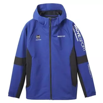 Джерси Descente HEATNAVI TOUGH Soft Shell Толстовка с капюшоном на молнии с водоотталкивающей пропиткой для тренировок и бега M [Move Sports] BLBK(ST4FJK23M)