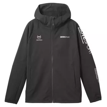 Джерси Descente HEATNAVI TOUGH Soft Shell Толстовка с капюшоном на молнии с водоотталкивающей пропиткой для тренировок и бега M [Move Sports] BK00(ST4FJK23M)