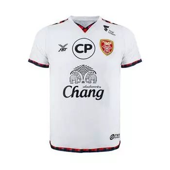 Джерси футбольного клуба FC Police Tero Dragon THAILAND LEAGUAGE POLYESTER, футбол, мини-футбол, спонсор Chang CP sport, белый, красный