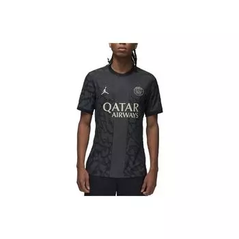 Джерси Jordan x PSG Paris Saint-Germain Third Away ADV Match 23/24 Season с принтом логотипа Dri-FIT с коротким рукавом DX9759-069 L