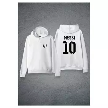 Джерси Лионеля Месси, толстовка унисекс с капюшоном специального дизайна, толстовка с капюшоном
