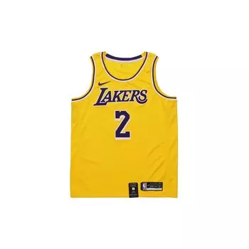 Джерси Nike НБА Swingman, мужское джерси Los Angeles Lakers Lonzo Ball Edition, желтое AA7099-728 XXL