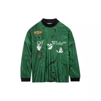 Джерси Nike x Off-White с принтом Kelly Green/White Топы унисекс FQ0998-389 XL