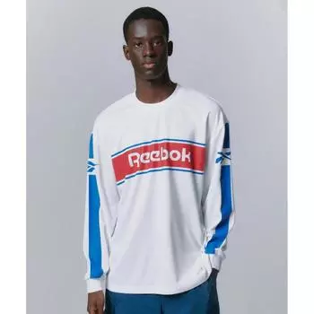 ДЖЕРСИ REEBOK TWIN VECTOR С ДЛИННЫМ РУКАВОМ БЕЛЫЙ S