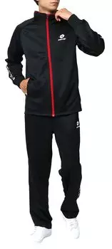 Джерси верх и низ тренировочный бег индивидуальный пот быстросохнущий черный L [партия] мужской комплект, одежда, одежда, спортивная одежда, сделано, впитывающий, настройка,