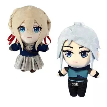 Джетт Эвергарден Фиолетовый Мягкие Игрушки Игра Кавайные Фигурки Мягкая Хлопковая Мягкая Кукла Украшение Детский Подарочный Игрушки на День Рождения 20cm