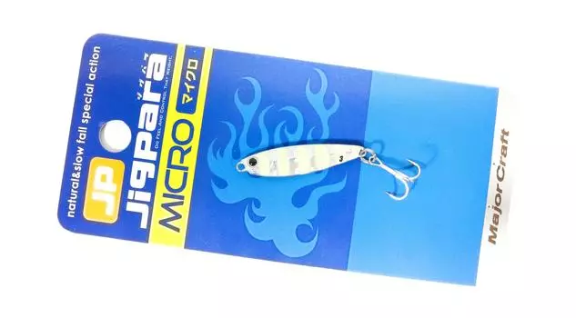 Джиг-джиг Major Craft Metal Jigpara JPM-3 грамма Zebra Glow 7 (5782)