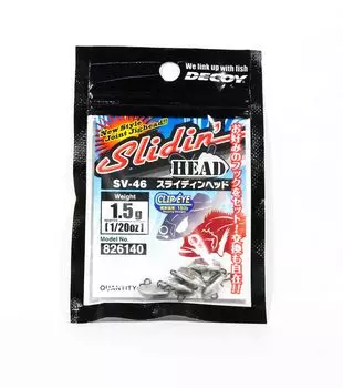 Джиг-головка Decoy SV-46 Размер скользящей головки 1,5 грамма (6140)