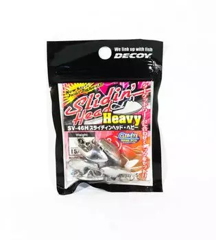 Джиг-головка Decoy SV-46H, скользящая головка, тяжелый размер, 9 грамм (6201)