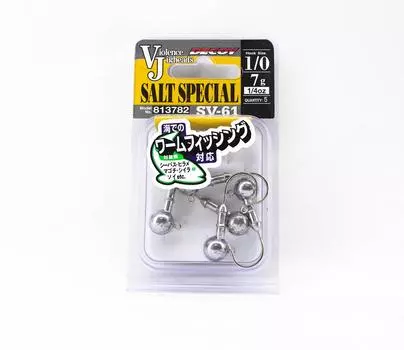 Джиг-головка Decoy SV-61, специальный крючок для соли, размер 1/0, 1/4 унции (3782)